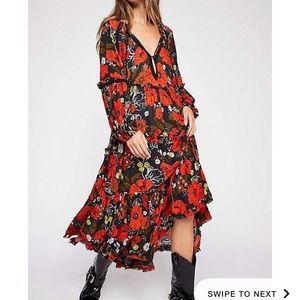 Free People In the Moment printed dress